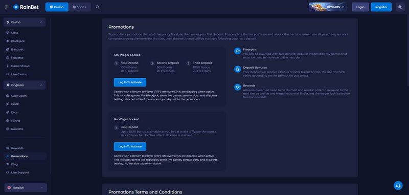 Detailed Rainbet Gambling Enterprise Report